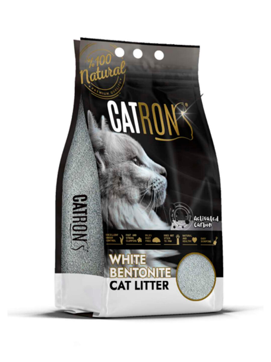 Catron Active Carbon Комкующийся наполнитель для кошек, без аромата 5л/4.35кг