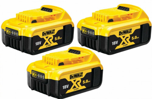 Аккумулятор Dewalt DCB184P3-XJ (18 В, 3x5 Ач)