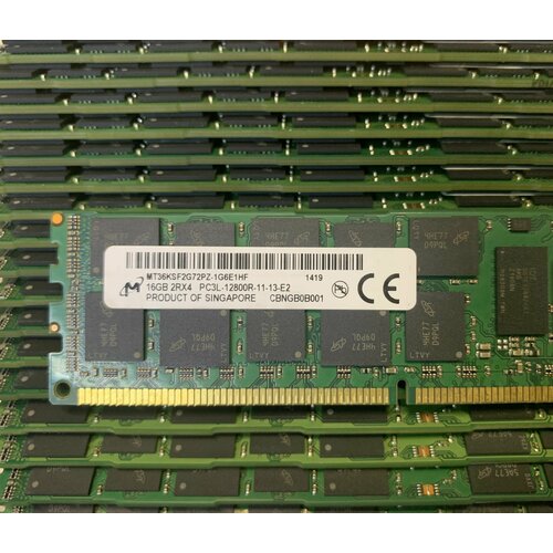 Оперативная память серверная DDR3 Reg 216gb32Gb pc3 1600 мгц 350000₽