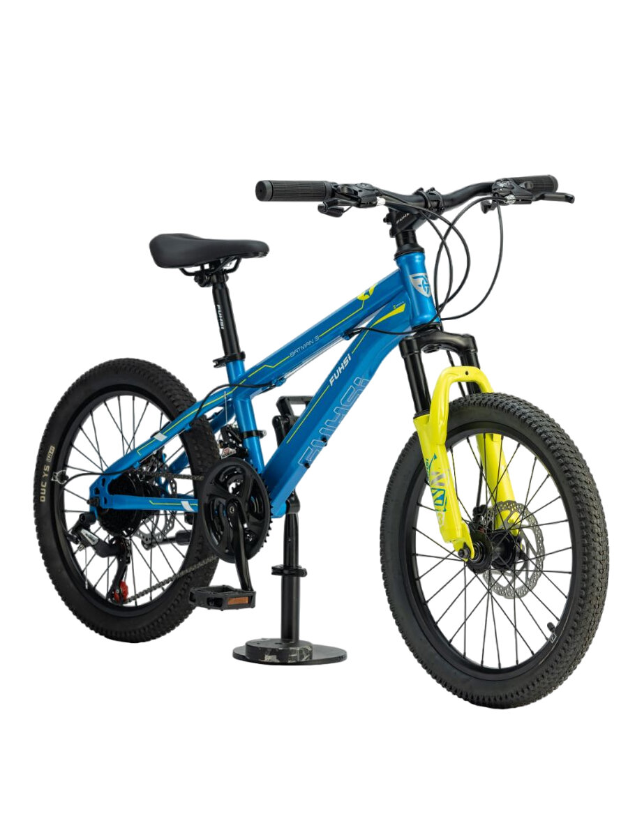 фото Велосипед подростковый горный TIMETRY FUSHI FU602 20" рама 11" 2024 года синий