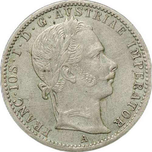 Монета 1/4 флорина 1861 A Австрия австрия 1 крона 1893 г 4