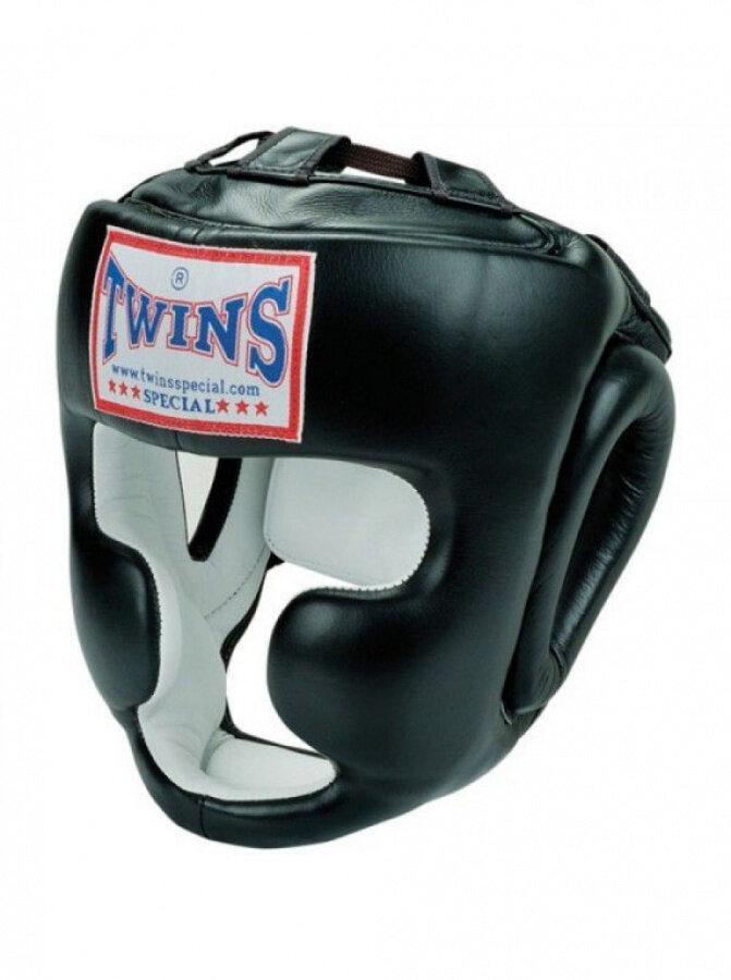 Шлем боксерский Twins head protection hgl-3 черный L