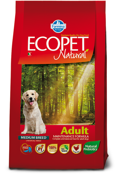 FARMINA ECOPET д/с средних пород, курица, 12 кг, арт. 9011/21427