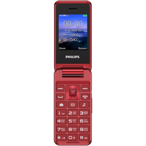 Philips Телефон Philips Xenium E2601 Красный