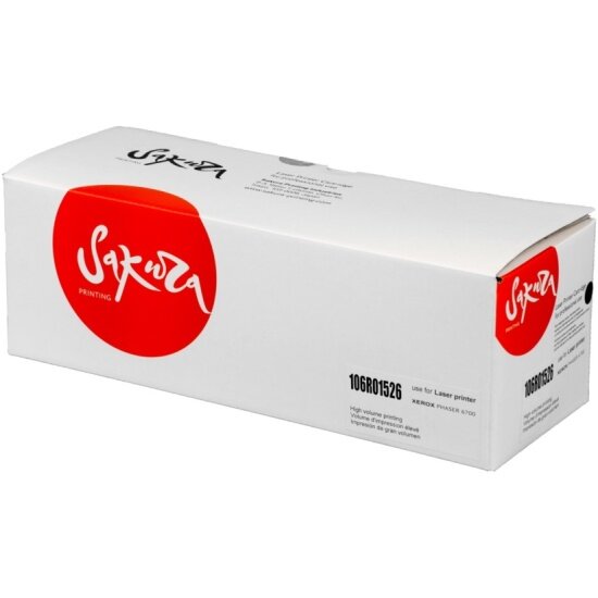 Картридж Sakura Printing Sakura 106R01526 для XEROX Phaser6700, черный, 18000 к.