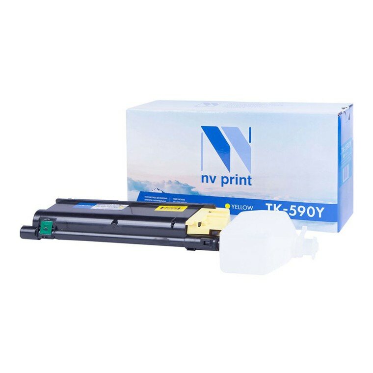 Тонер-картридж NV Print NV-TK590Y Желтый для Kyocera P6026cdn/M6526cdn C2026MFP/C2126MFP/C2526MFP/C2626MFP/C5250DN