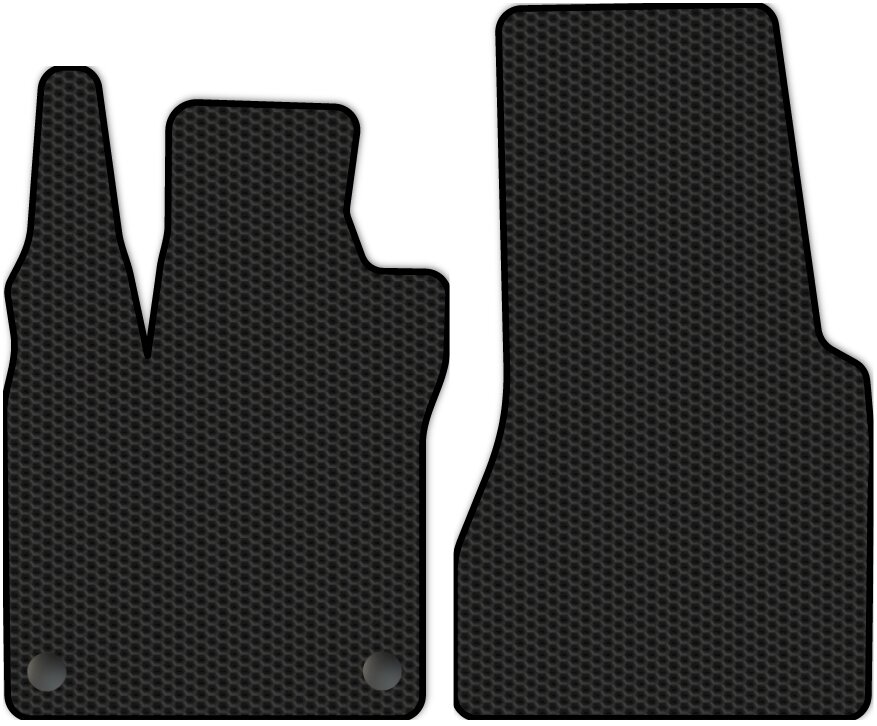 фото Коврики в салон ЭВА Allmone для Smart Fortwo 3 (C453) 2014 - Н. В, черные, 2шт. / Смарт Форту 3