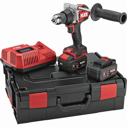 Аккумуляторная дрель-шуруповерт Flex DD 2G 180-EC HD50 Set 80960₽