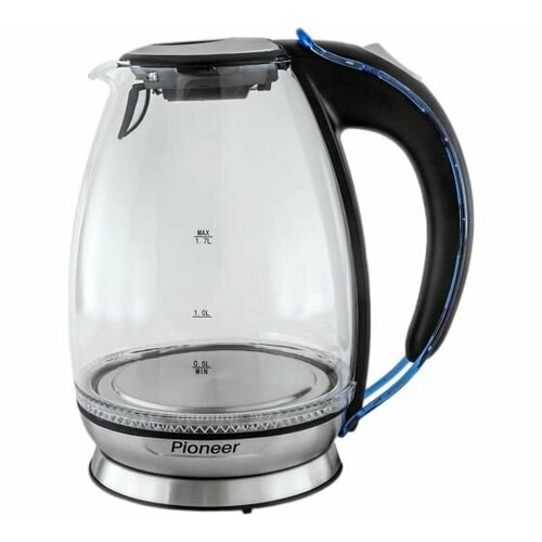 Чайник Pioneer KE806G (стекло) чайник pioneer ke806g черный синий