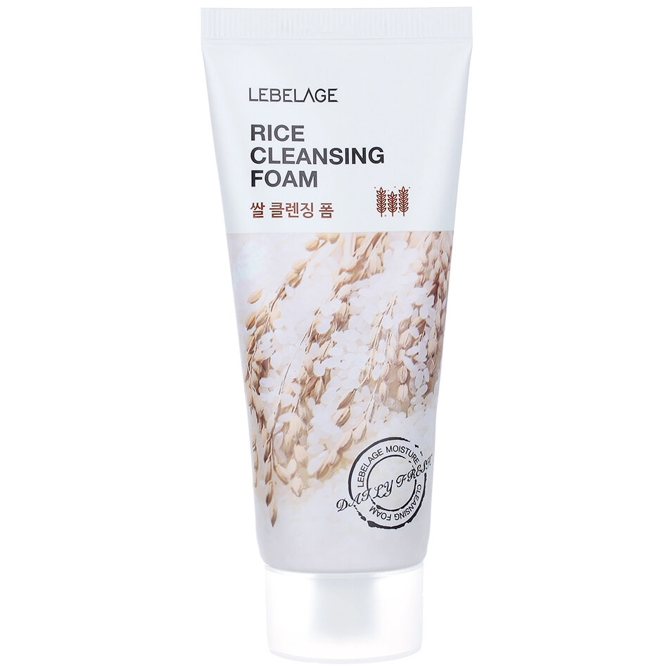 Пенка для лица с экстрактом риса Lebelage Cleansing Foam Rice, 100 мл