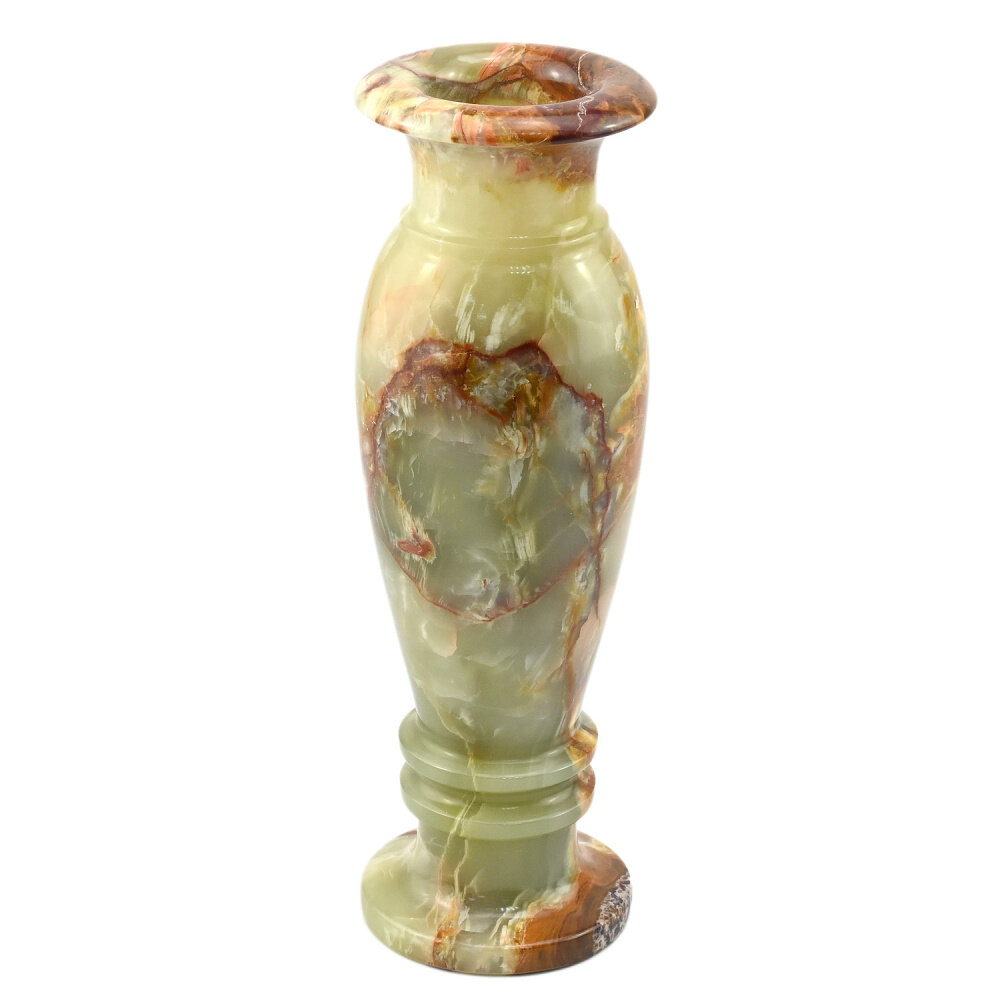 фото Ваза из камня оникс 75*75*250мм РадугаКамня