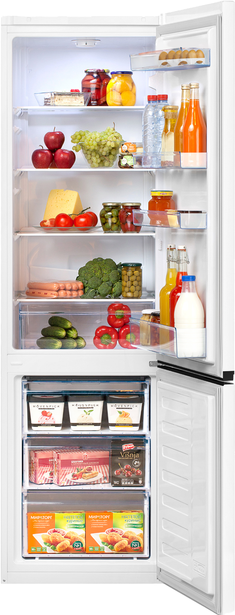 Двухкамерный холодильник Beko B1RCSK312W, белый - фотография № 2