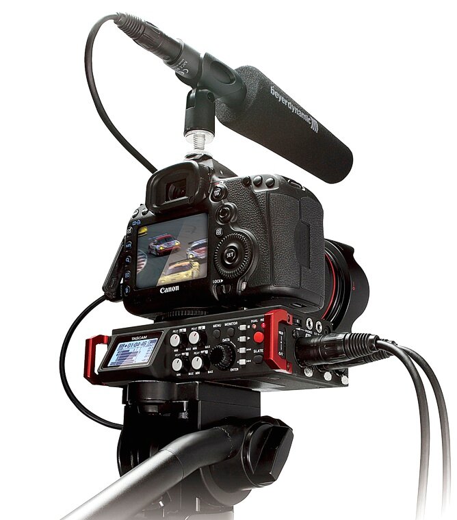 Tascam DR-701D профессиональный рекордер для DSLR камер - фото №6