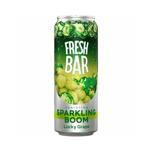 Газированый напиток Fresh Bar Sparkling Boom/Виноград 0,48 12 штук