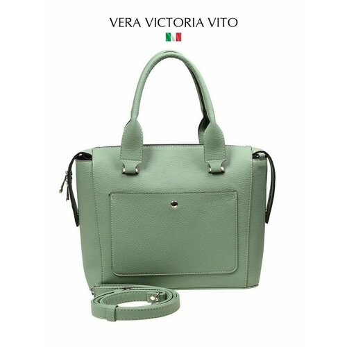 фото Сумка шоппер vera victoria vito, зеленый