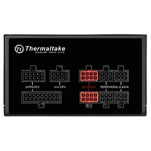 Блок питания THERMALTAKE Toughpower GF1 ARGB, 750Вт, 140мм, черный, retail [ps-tpd-0750f3fage-1] - фото №20