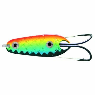 Блесна колеблющаяся Kuusamo Rasanen 50/11 незацепляйка BL/BLU/FYe/FR-S