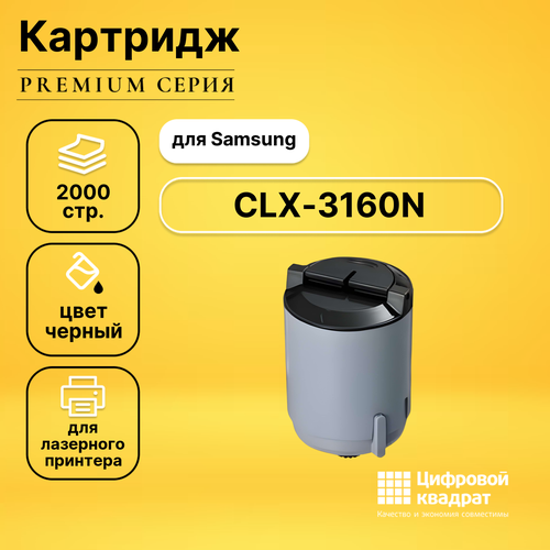 Картридж DS для Samsung CLX-3160N с чипом совместимый картридж ds clp k300a черный с чипом