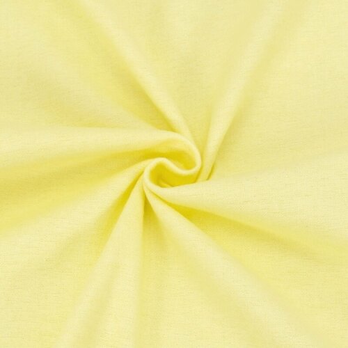 Ткань для шитья хлопок, 1 Метр ткани, Фланель 175 гр/м2, Для пеленок новорожденным, Отрез - 75х200 см, цвет желтый