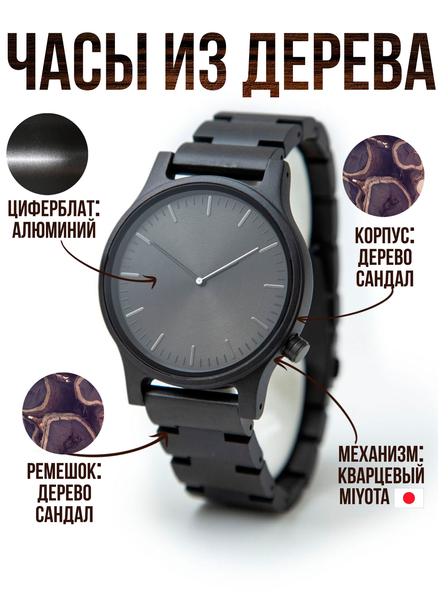 Наручные часы Timbersun Night Dark W