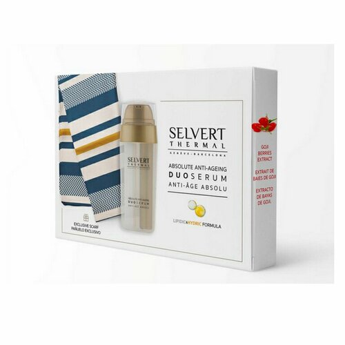 Набор Сыворотка дуэт Абсолютное омоложение с платком Selvert Thermal ABSOLUTE ANTI-AGEING DUO SERUM 1 шт