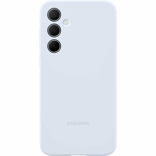 Чехол Samsung Silicone Case для Galaxy A35 Light Blue чехол neypo для poco x4 pro 5g silicone 2 0mm blue light blue nsc53043