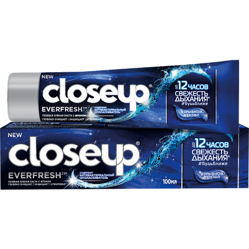 Зубная паста Closeup Everfresh Взрывной ментол 100мл 809₽