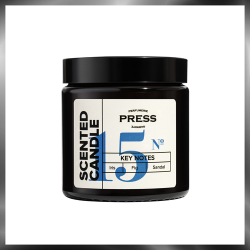 Свеча ароматизированная 15 PRESS GURWITZ PERFUMERIE с нотами ириса инжира и сандала на подарок 2112₽