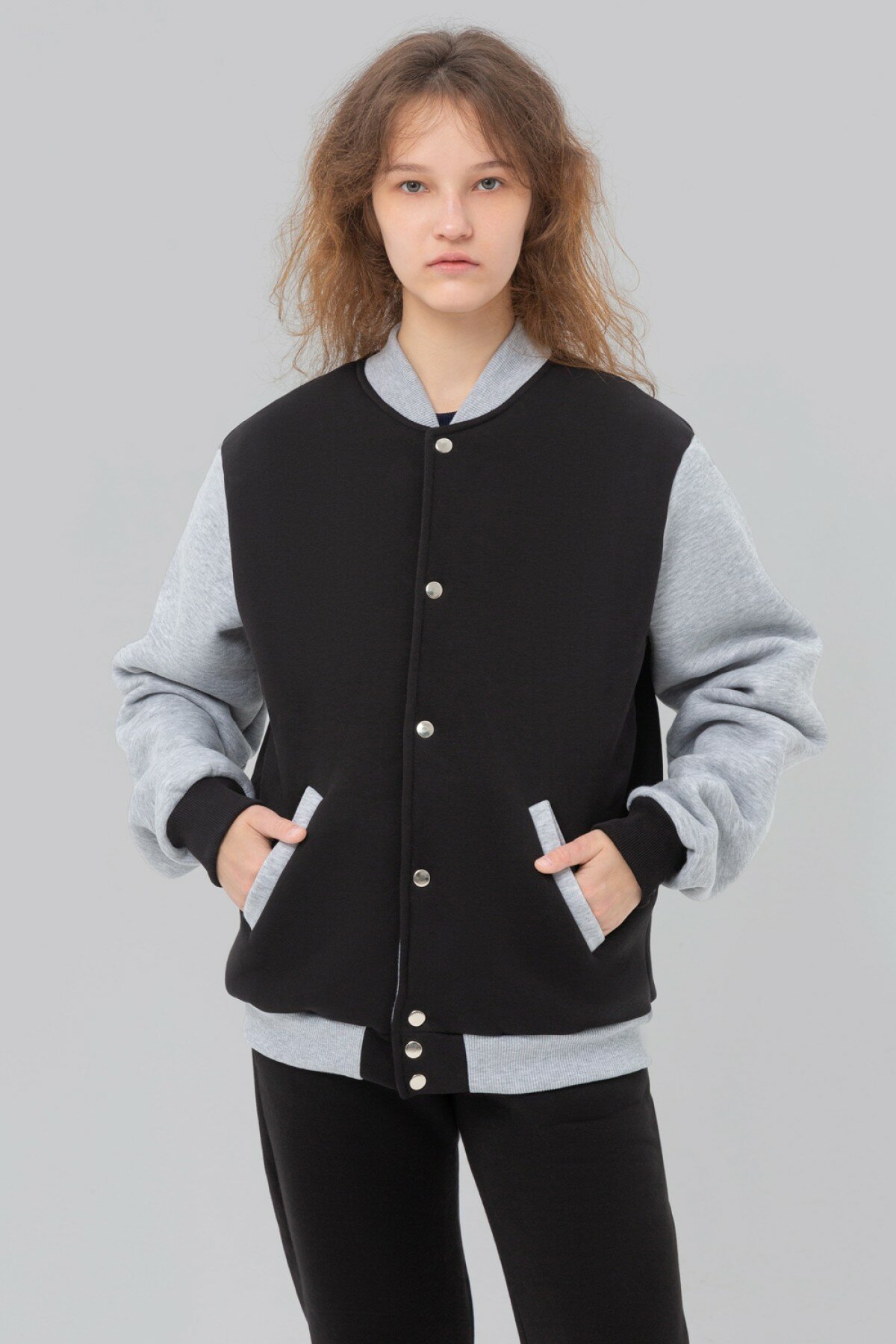 Куртка Магазин Толстовок, размер XS-38-40-Woman-(Женский), чёрный/black