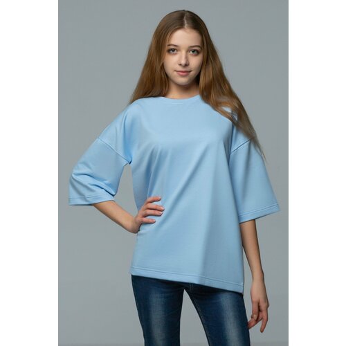 фото Футболка магазин толстовок, размер s-46-unisex-(женский), голубой