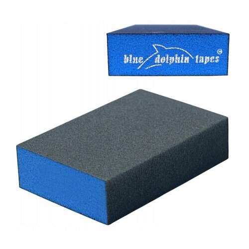 Шлифовальная губка прямой угол Blue Dolphin (100*68*25мм) Р60