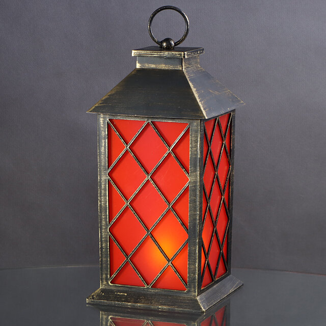Koopman Декоративный фонарь с имитацией пламени Варандей 23 см, таймер, на батарейках ANX000720