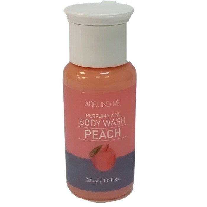 Гель для душа WELCOS, Around Me с экстрактом персика, Perfumed Vita Body Wash Peach, 30 мл