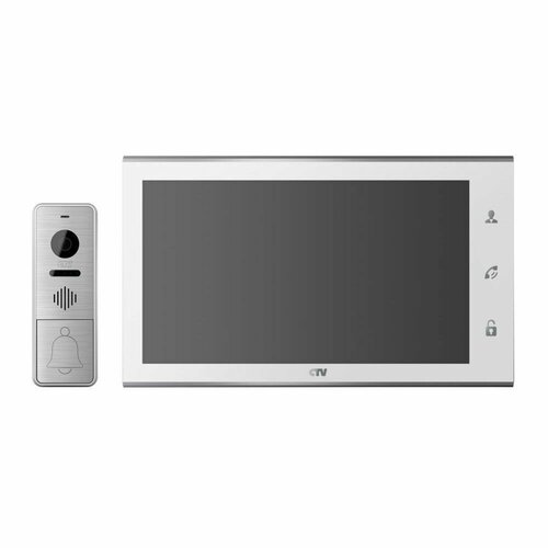 CTV-DP4105AHD (белый) комплект цветного видеодомофона ctv ctv dp4105ahd комплект цветного видеодомофона белый