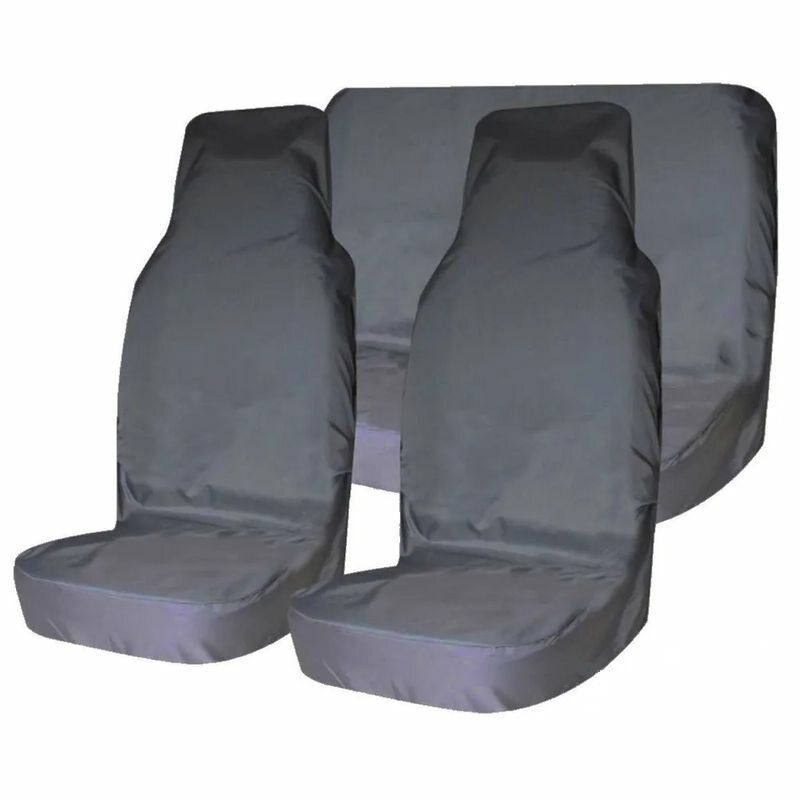 Комплект грязезащитных чехлов на передние и заднее сиденья Темно-серые