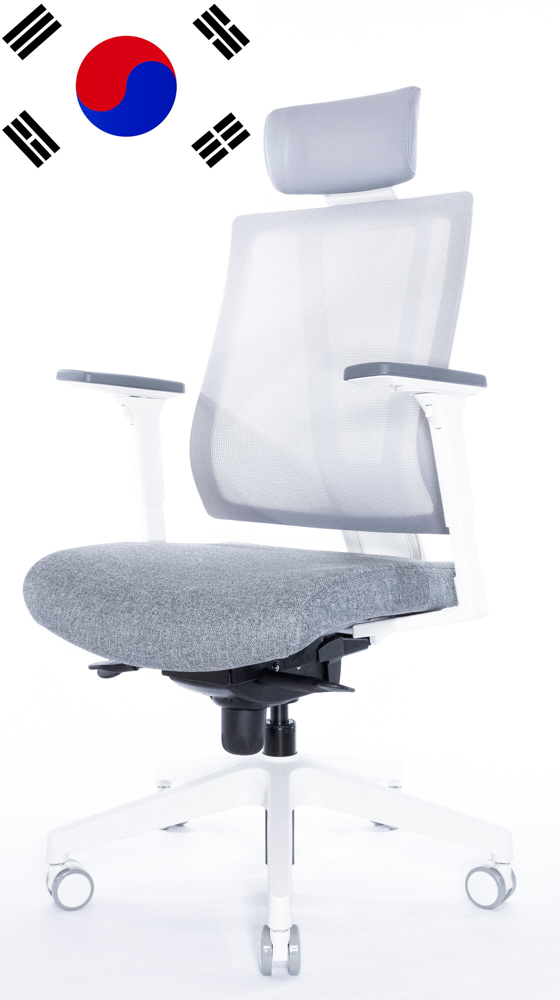 Компьютерное кресло Falto G1, цвет: серый/белый