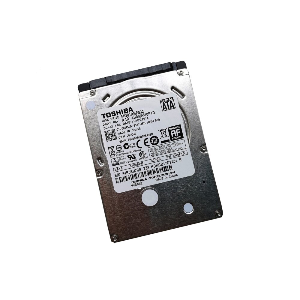 Винчестер 2,5" 320Gb SATA Toshiba MQ01ABF032 AB00/AM0P1D