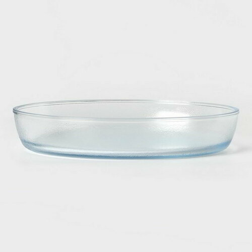 Блюдо стеклянное для запекания овальное 356x25x65 см 1562₽