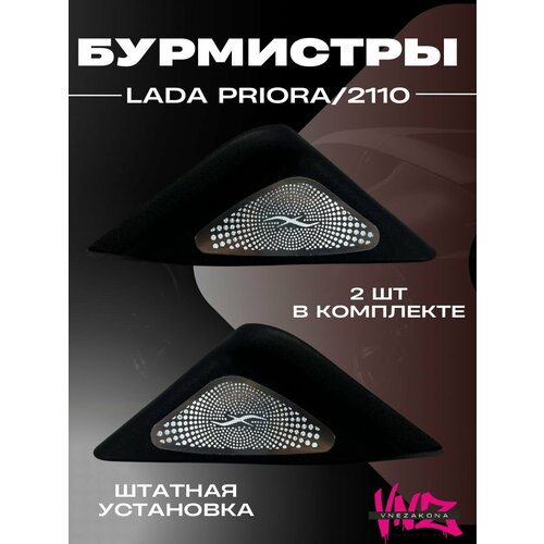 «Бурмистры» уголки зеркал с подсветкой Приора, ВАЗ 2110