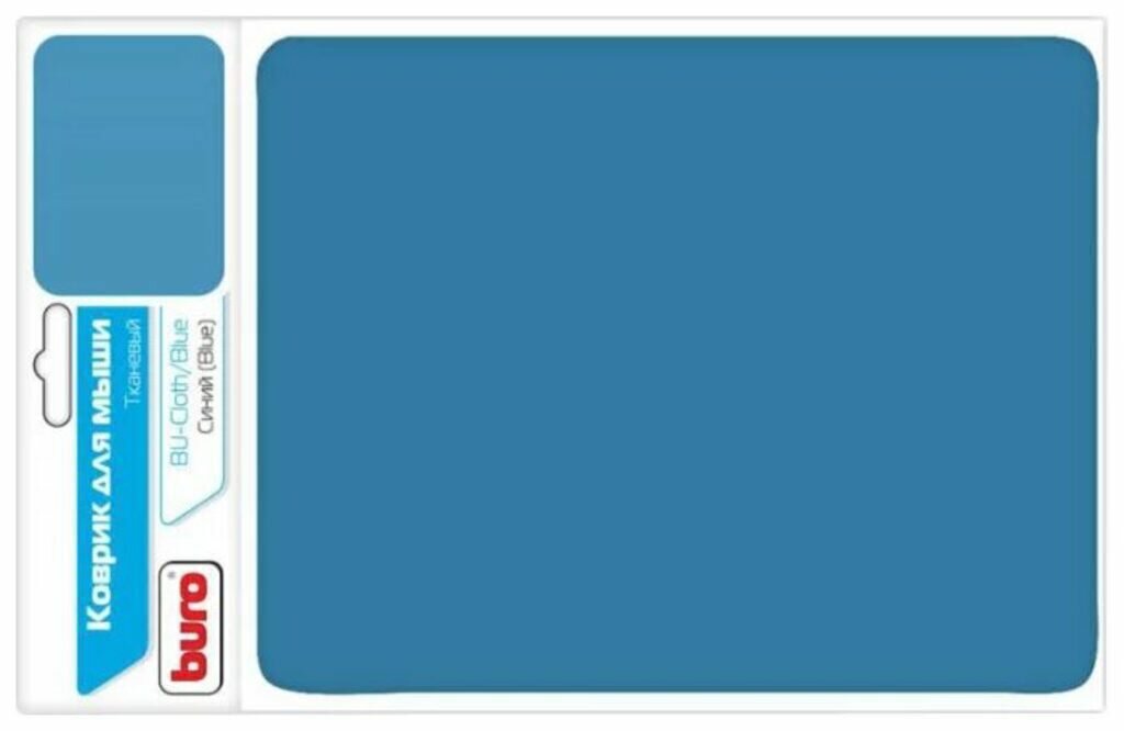 фото Коврик для мышки BU-CLOTH 23*18см, синий