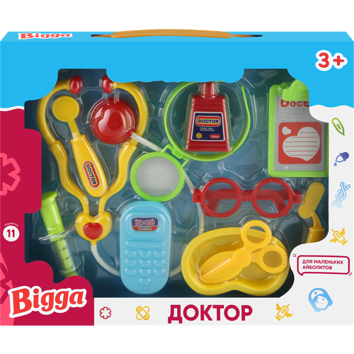 Набор игровой BIGGA Доктор 11 предметов Арт BT768567 726₽