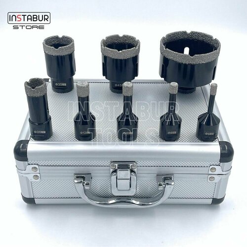 Алмазные коронки Instabur Black D34 набор 8шт 9300₽