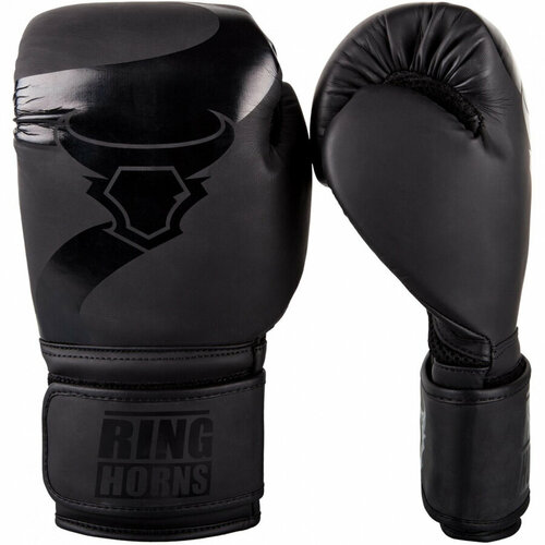 Ringhorns боксерские тренировочные перчатки черные Charger 16 унций