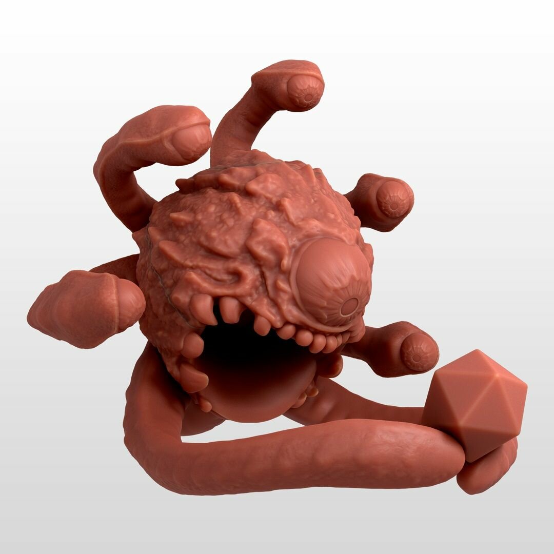 Башня для бросания кубиков костей Бехолдер (beholder Dice tower) высота 11см