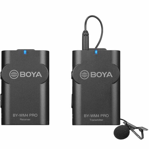 Беспроводная радиосистема Boya BY-WM4 Pro радиосистема boya by wm4 pro k2 разъем mini jack 3 5 mm черный