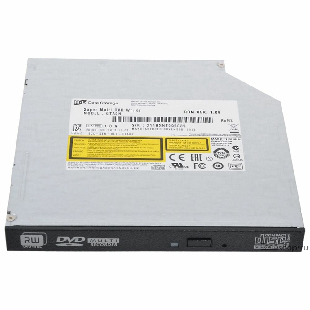 Оптический привод DVD-ROM LG , внутренний, SATA, черный, OEM - фото №3