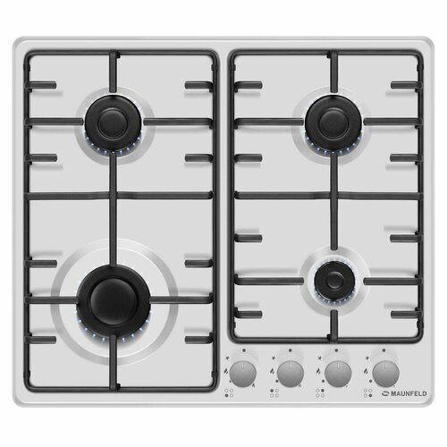 Газовая Варочная панель MAUNFELD EGHE643STS-EW белый 1479200₽