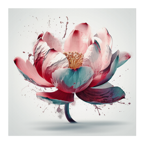 Канвас Цветок 30x30 см цвет разноцветный 2401₽