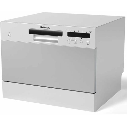 Посудомоечная машина Hyundai DT301 серый/серебристый (компактная) хлебопечь hyundai hybm 4082 серый серебристый