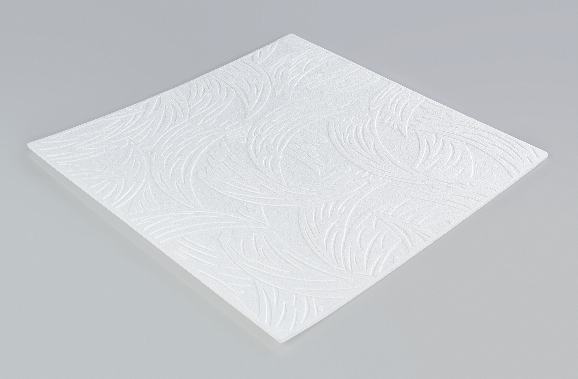 фото Плитка потолочная штампованная полистирол белая Format 719 50 x 50 см 2 м²